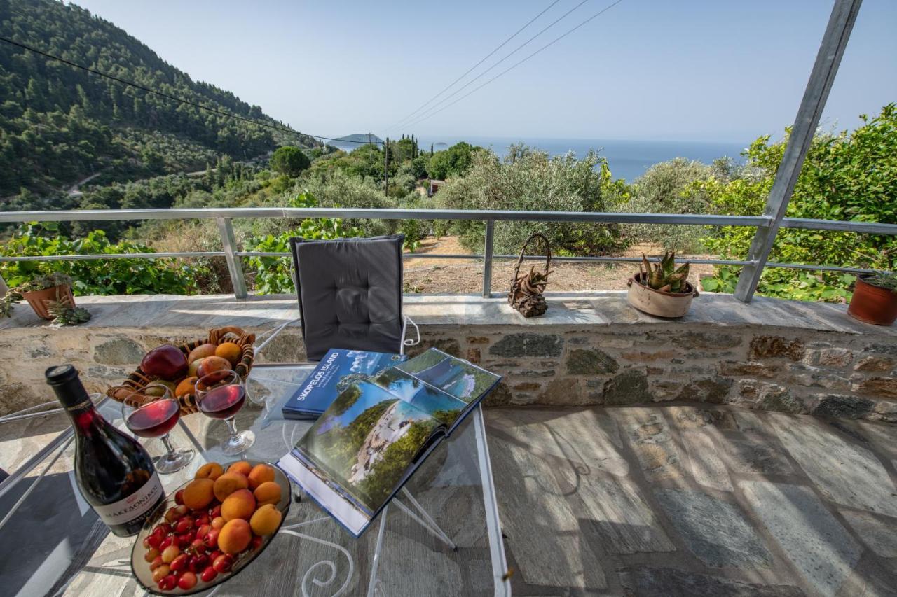 Oneiro Cottage Скопелос Экстерьер фото
